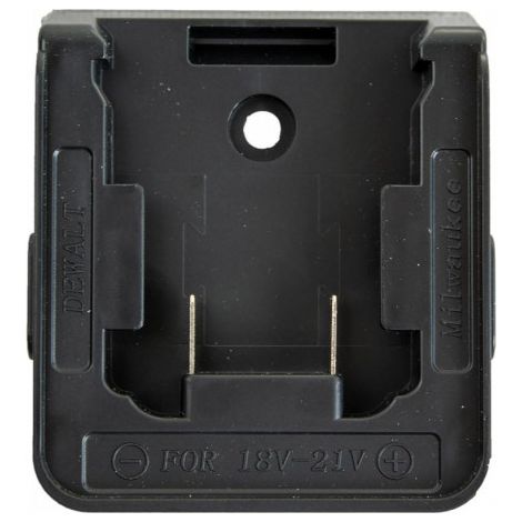 FP – Adaptateur pour batteries DeWalt / Milwaukee – Tension 18V – Compatible avec batteries Lithium – Idéal pour chantiers professionnels