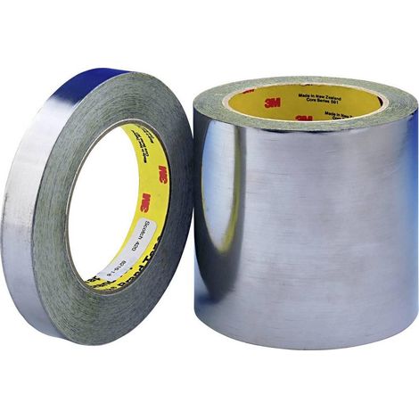 3M Cinta adhesiva metálica plateada 25 mm x 33 m