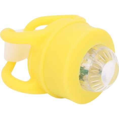 Phare avant et feu arrière de vélo colorés en silicone pour enfants - Éclairage de sécurité pour guidon et siège (1/5)