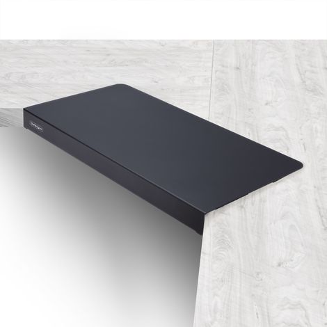 StarTech.com Klemmbare Stahlschreibtisch-Eckhülse für L-förmigen/Eckschreibtisch, für 12,7-38,1 mm (0,5-1,5 Zoll) Schreibtische, mehr Platz für Tastatur/Maus, Schreibtischverlängerung/Ablage für Holz-