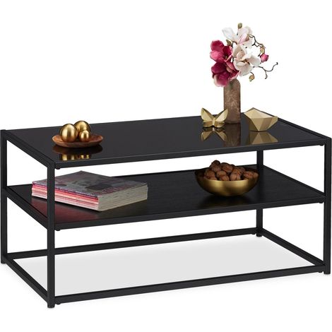 Mesa de centro negra