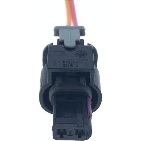 Capteur d'oxygène/azote / Injecteur d'urée Tenneco / Jiefang J6 / Radar de recul / Connecteur de faisceau électrique Weichai Yuchai -- avec câble (15 cm) 1077-2P