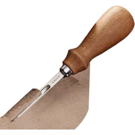 Outil Biseauteur pour le Travail du Cuir Rabot À Parer Pour Maroquinerie - de Finition Bords et Tranches Idéal La Maison Le Bureau L'Atelier Portefeuille Bracelet Montre Sangl Pelle Large 4mm (1/5)