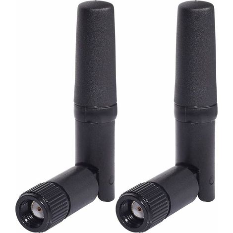 [NIEMALS VERWENDET] Kleine WLAN-Antenne (2er-Pack), Dualband 2,4 GHz/5,8 GHz, RP SMA-Anschluss, für PC, Desktop-Computer, PCIe-Karte, Router, WLAN, drahtlose Rückfahrkamera