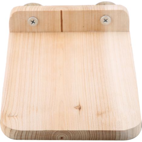 Plateforme en bois avec vis pour cage à hamster, écureuil et petits jouets pour animaux de compagnie (1/5)