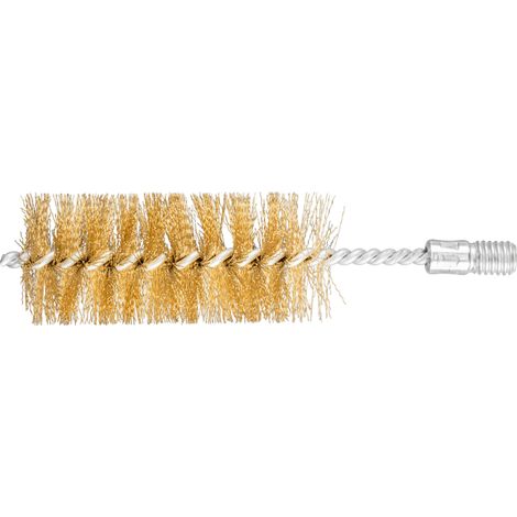 PFERD TOOLS Innenbürste IBU Ø 44x100mm Gewinde 1/2" BSW Messing-Draht-Ø 0,35" 10 Stk