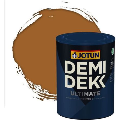 Peinture Bois - DEMI DEKK ULTIMATE - Satinée - RAL 8001 - 0,75L (1/2)