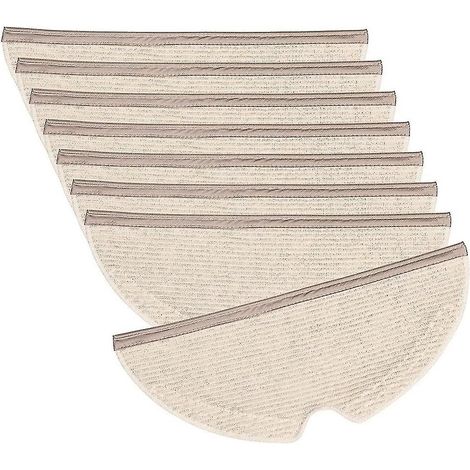 8er-Pack Wischpads für Xiaomi Roborock S5 Max, S5, S50, S51, S6 Pure Cleaner
