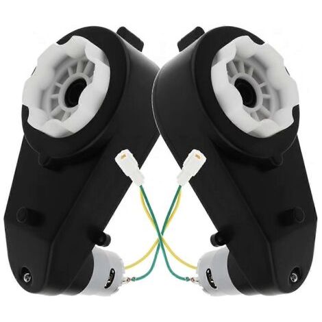 Set mit 2 RS555-Motoren für elektrische Kinderautos, 24 V, 40.000 U/min, schwarz (1/5)