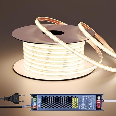 COB LED Strip Outdoor Waterproof m with Transformer (1/5)