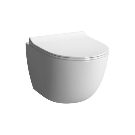 Vaso - Bidet - Sedile Sospeso Rim-Ex Vitra Sento 54 cm Bianco (1/3)