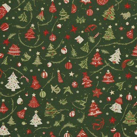 Tela decorativa para exteriores Oxford - Motivo navideño  DX1888 (1/5)