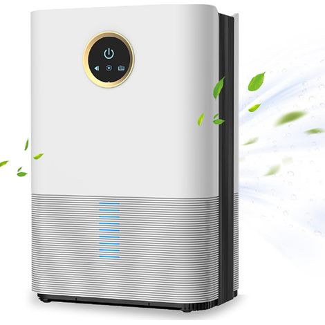 Déshumidificateurs pour chambre à coucher, réservoir d'eau de 1,5 L, petit déshumidificateur, déshumidificateur silencieux pour chambre à coucher, salle de bain, purificateurs d'air intelligents (1/5)