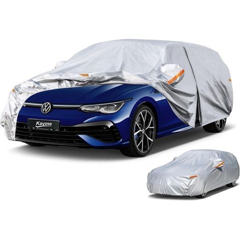 Bâche auto imperméable respirante 6 couches pour VW Golf Variant/Alltrack (2007-2025) argent (1/5)