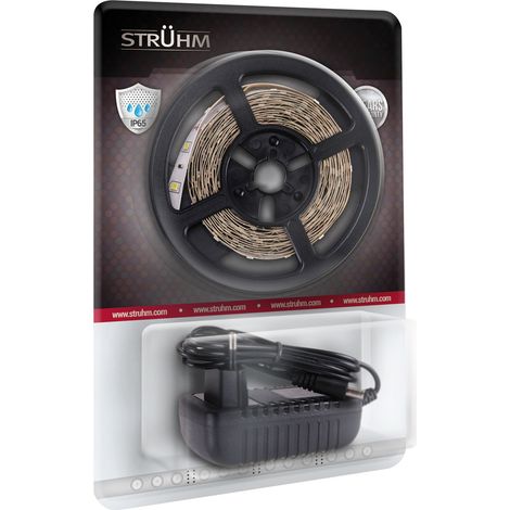 Bande LED LATE 3m 180 4000K IP65 avec alimentation (1/2)