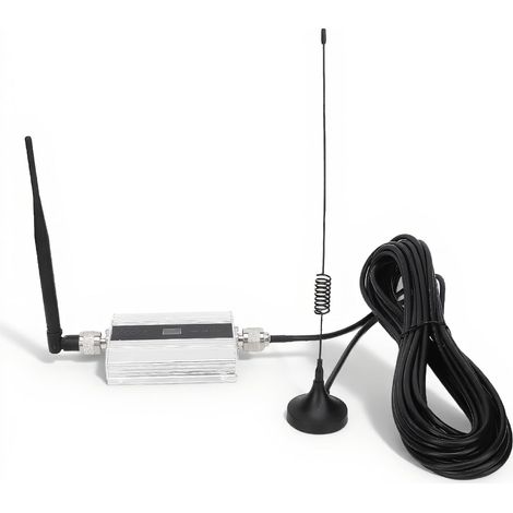 Booster de Téléphone Portable pour la Maison, Répéteur de Téléphone Portable 4G avec Antenne, Intensificateur de Signal de Smartphone Double Fréquence (Prise UE) (1/5)