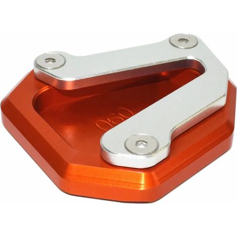 (Orange) Plaque de support d'extension de béquille latérale compatible avec KTM 790 Duke 2017-2020 maxpower (1/4)