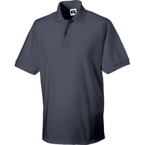 Polo da lavoro in policotone Russell Grigio scuro XS