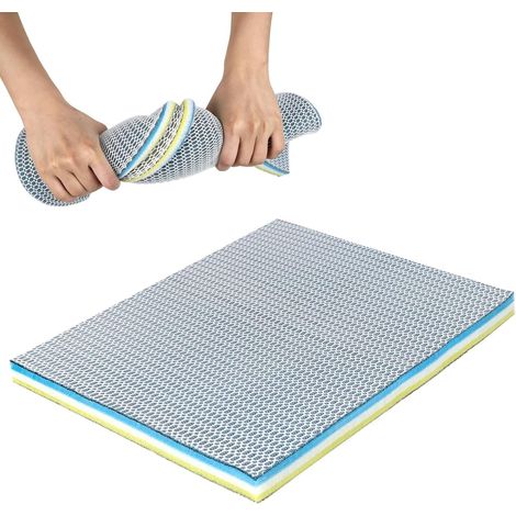 Aquarium Filter Wadding 9D High Efficiency Biochemical Filter Mat with Honeycomb Structure Multi-layer Design with High Permeability for Aquarium Pond Filter (40 (1/5)