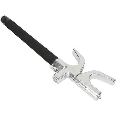 Antivol de volant universel compatible avec les voitures et les camions, avec voyant d'urgence LED SOS. (1/5)