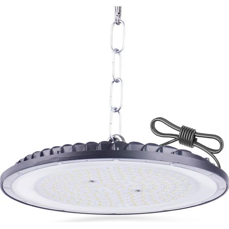100W UFO Projecteur LED Industriel, High Bay Lumière éclairage d'atelier Lampe Industrielle LED Lustre Intérieur, Hall Projecteur Lampe pour Entrepôt Garage Usine Atelier Gymnase (1/5)