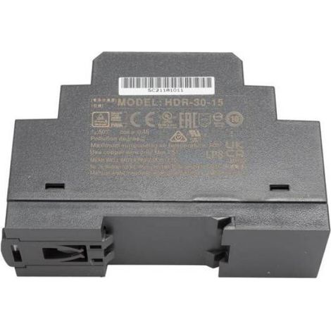 Alimentation Rail Din - 15 V DC 2 A 30 W - Pour Automatisation Industrielle Et Domotique - 1 Pièce (1/3)
