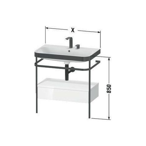 DU HappyD2+ cbon. m.MK.SK.775x490x850mm, u. MWT, 2HL, mÜ, Taupe smt (1/5)