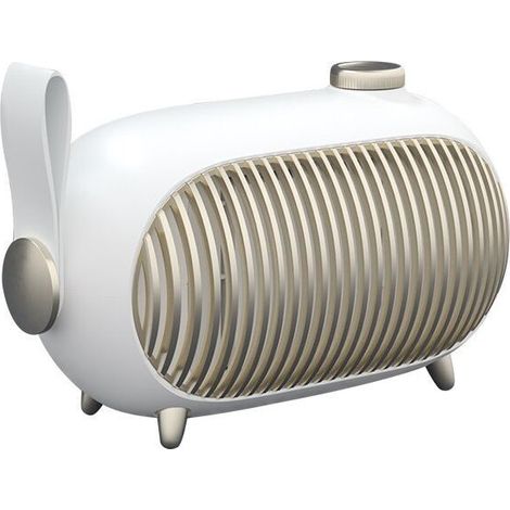 Chauffage soufflant céramique 500W/1000W Crea, 3 modes, thermostat, anti-surchauffe, idéal petits espaces (1/5)