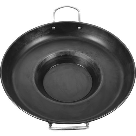 Poêle en fonte antiadhésive pré-culottée - 32 cm, poêle multifonction pour la cuisine maison et les steaks (1/5)