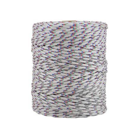 Cordón trenzado polipropileno 200m - 5mm x 200m tricolor, ACCUMASTER. (1/2)