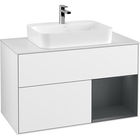 Villeroy & Boch G371HGGF Armoire sous lavabo Finion G37 (1/2)