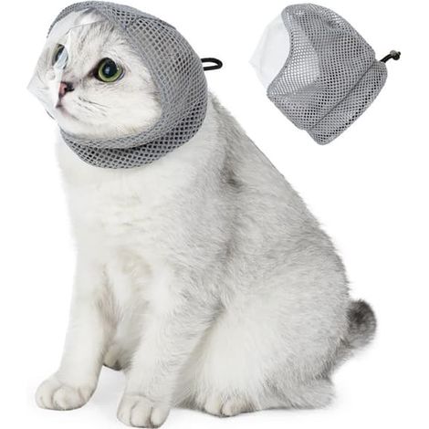 Muselière anti-morsure pour chat : Muselière respirante pour des aventures en extérieur en toute sécurité, compatible avec toutes les races de chats. (1/5)
