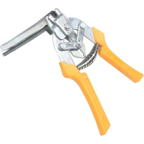 Pliers À Anneaux De Clou Type M - Acier Inoxydable Antidérapant - Pour Cages À Animaux Et Clôtures En Fil De Fer - 600 Anneaux En Acier Inclus (1/5)