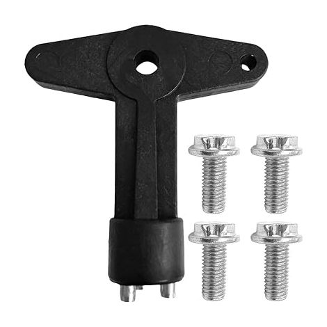 Clé Enjoliveur Antivol Compatible avec Opel, Clé de Jantes et Écrous Antivol Courts, Clés Démontage Jante Cache Roue, Vis Fixation Enjoliveur Voiture, Remplacement pour Jantes (1/5)