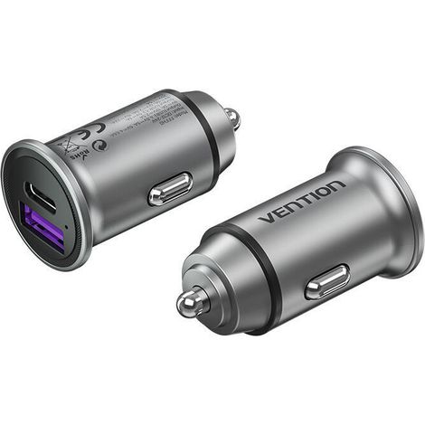 Cargador de Coche Vention FFFH0 (1/4)