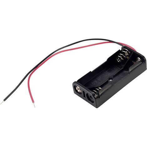 TRU COMPONENTS BH-421-3A Support de pile 2x LR3 (AAA) raccordement par fils