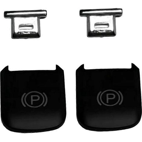 2 piezas de cubierta para el botón del interruptor del freno de estacionamiento electrónico 670055769 para Maserati Quattroporte Ghibli Cubierta para botón individual (1/5)