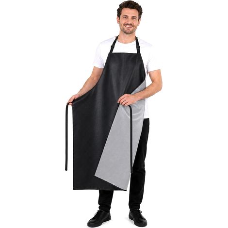 Tablier Imperméable Réglable Résistant Huile Chimie pour Abattoir (1/5)