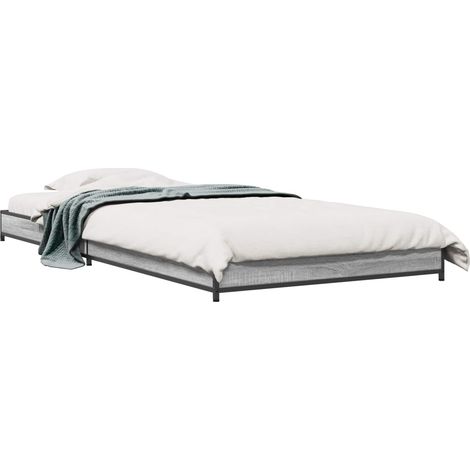Maison Exclusive - Bettrahmen Grau Sonoma 80 x 200 cm Holzwerksto