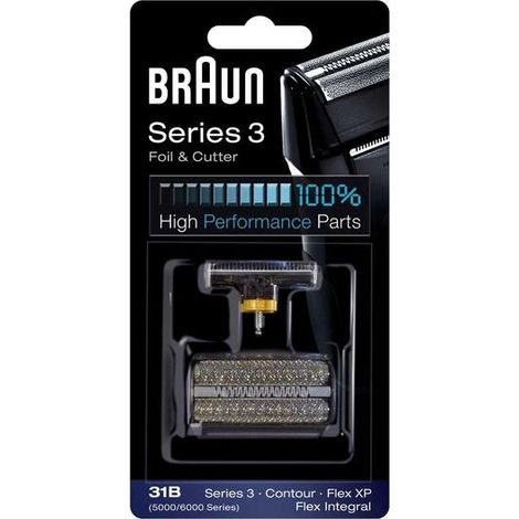 Braun 31B Serie 3 Testina di Rasoio Nera (1/5)