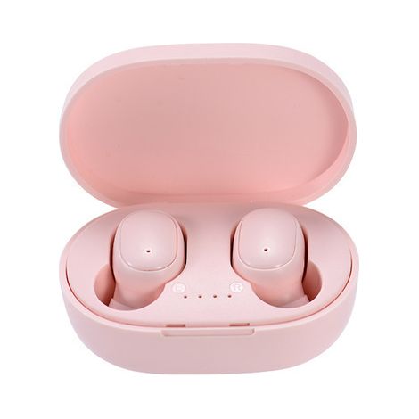 A6S/E6S Kabellose Bluetooth-Kopfhörer, Mini, Intelligente Geräuschunterdrückung, HiFi-Klangqualität, Gehäuse in Macaron-Matt – A6S-Pink (1/3)
