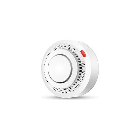 Détecteur de fumée Intelligent, Alarme Incendie, Alarme de fumée avec capteur photoélectrique avancé, Surveillance à Distance Via app avec Batterie de 10 Ans de durée de Vie, Alarme de 85 DB. 1PCS