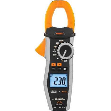 Pinza amperometrica TRMS Corrente AC 400A con Certificato Calibrazione HT3010 HT HP03010C
