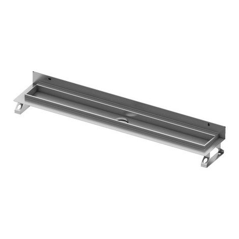 TECEdrainline receveur de douche droit avec support mural, 800mm,