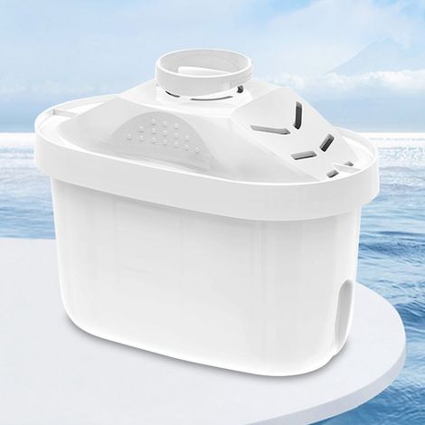 Lot de 120 cartouches filtrantes à charbon actif universelles pour carafe filtrante, maison et cuisine, eau au goût neutre et pur (1/5)