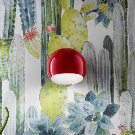 DECO' AYRTON C2553, Lampada a Parete Applique in Ceramica, - Colore: Giallo (1/5)
