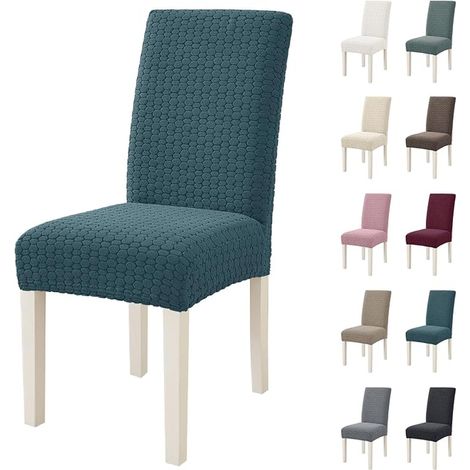 Elastic Chair Cover, Dark Green (1/5)