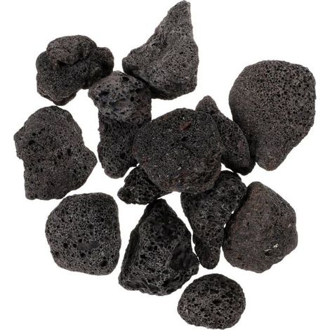 Pierre Volcanique Noire Pour Aquarium Et Pot De Fleurs,Pierre Volcanique Décorative Pour Aquarium,Plantes En Pot Et Projets [BI13] (1/5)