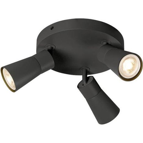 Projecteur rond Puri 2.0 Cone noir 3 lumières - 1008336