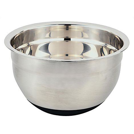 Bol mélangeur en acier inoxydable avec fond en silicone, Ø 20 cm/hauteur 11 cm, 90890 (1/5)